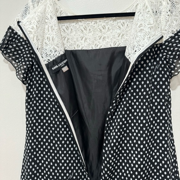 Karl lagerfeld printed dress 10 - Picture 8 of 9